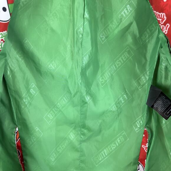 Suitmeister Boys’ M Christmas Blazer – Fun Holiday Party Jacket, Snowman Print - Picture 10 of 13